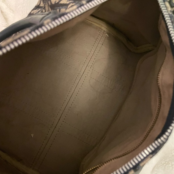 Dior Black and Tan Monogram Boston Bag - Picture 6 of 11